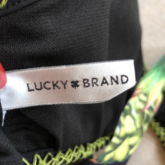 Lucky Brand 🌴 Tropical Palm Bikini Small - Picture 8 of 10